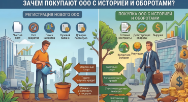 Зачем покупают ООО с историей и оборотами